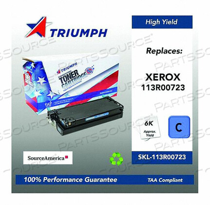 OEM#: SKL-113R00723TONER CARTRIDGE CYAN MAX. PAGE 6000 by Source America