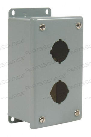 OEM#: P30EMS02PPUSHBUTTON ENCLOSURE 1 COLUMN 2 HOLES by Siemens