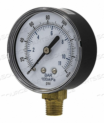 OEM#: SEP-101D-254F-BSPTPRESSURE GAUGE NOMINAL 2-1/2 DIAL by PIC Gauges