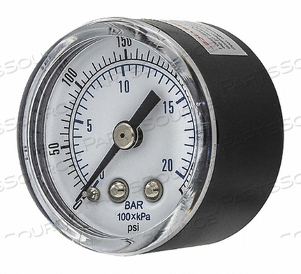 OEM#: SEP-102D-158H-BSPTPRESSURE GAUGE NOMINAL 1-1/2 DIAL by PIC Gauges