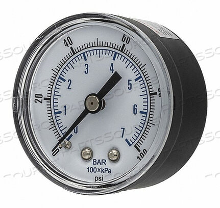 OEM#: SEP-102D-204E-BSPTPRESSURE GAUGE GENERAL PURPOSE 2 DIAL by PIC Gauges