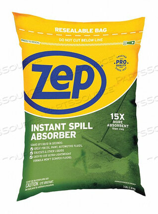 OEM#: ZUABS3INSTANT SPILL ABSORBER 3 LB. PK6 by Zep