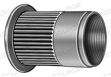 OEM#: U69135.019.0130RIVET NUT KNURLED FLANGED STEEL PK100 by Fabory