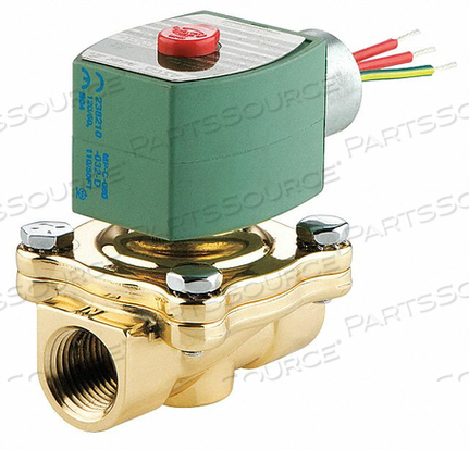 OEM#: 8210G002QSOLENOID VALVE BRASS NC AIR INERT GAS by Red-Hat