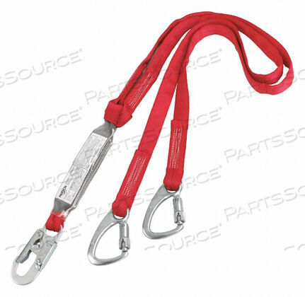 OEM#: 1340060SHOCK-ABSORBING TIE-BACK LANYARD RED by 3M Consumer