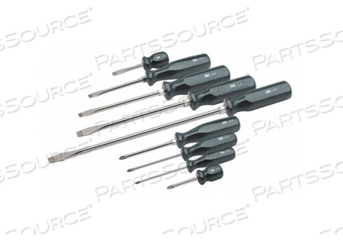OEM#: 86006SCREWDRIVER SET SLOTTED/PHILLIPS 9 PC by SK Professional Tools