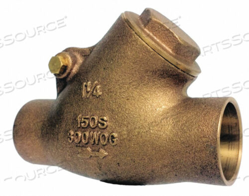 OEM#: 1509Y 1 1/4Y SWING CHECK VALVE BRONZE 1-1/4 SWEAT by Milwaukee Valve