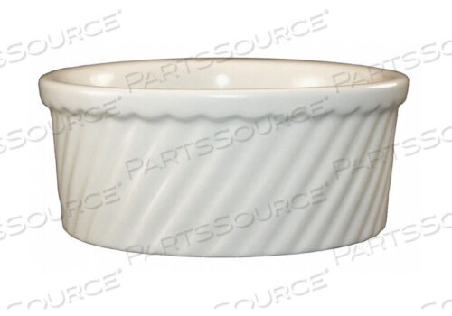 OEM#: SOFS-8-AWSOUFFLE SWIRL DISH 8-1/2 OZ AM WHT PK12 by ITI
