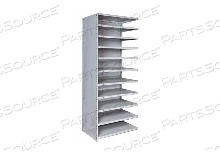 OEM#: A452C-12PL-AMMETAL SHLVNG CLOSED ADD-ON 87 H 11 SHELF by Hallowell