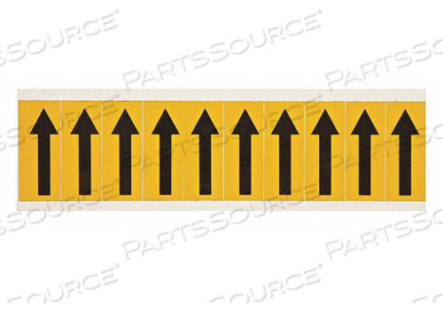 OEM#: 1534-AROSYMBOL LABEL ARROW 2-1/4 IN H PK10 by Brady Americas