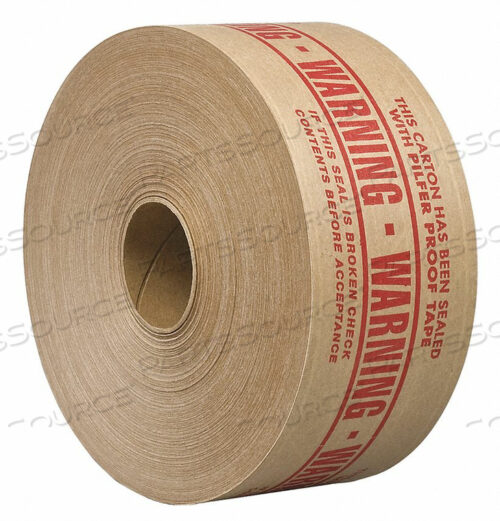 OEM#: 15C804CARTON TAPE PAPER BROWN/RED 3INX450FT by Tapecase