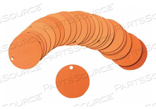 OEM#: 87611BLK TAG 2 X 2 IN ORN AL RND 3/16 IN PK25 by Brady Americas