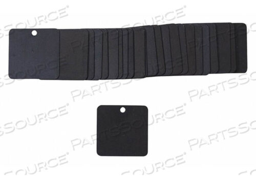 OEM#: 87637BLK TAG 2 X 2 IN BK AL SQ 3/16 IN PK25 by Brady Americas