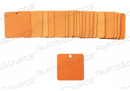 OEM#: 87636BLK TAG 2 X 2 IN ORN AL SQ 3/16 IN PK25 by Brady Americas