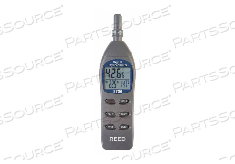 OEM#: 8706PSYCHROMETER DIGITAL WET BULB DEWPOINT by Reed Instruments