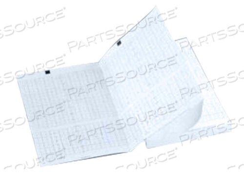 OEM#: 989803105501FETAL MONITORING RECORDING PAPER CHEMICAL/THERMAL, Z-FOLD, GREEN GRID, STOP SIGN by Philips Healthcare