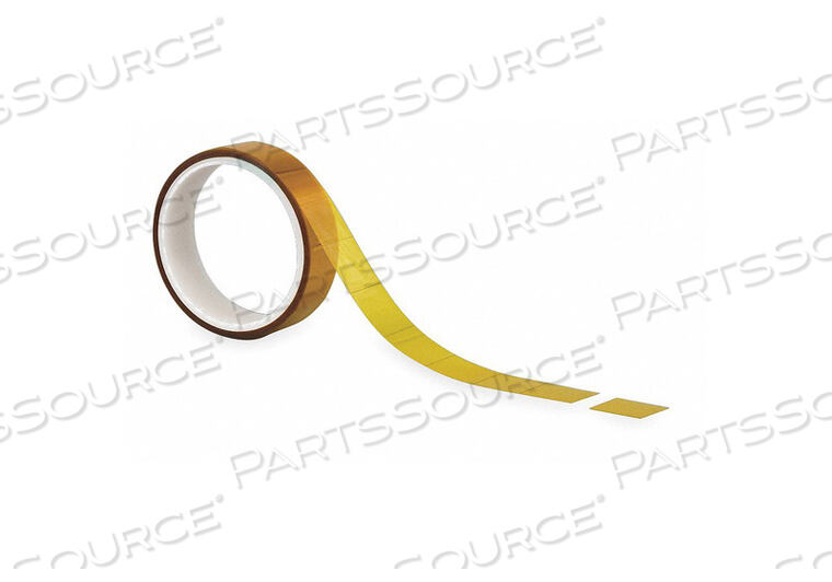 OEM#: 16U721FILM TAPE 1/2X1/2 IN 2.5 MIL AMBER PK64 by Tapecase