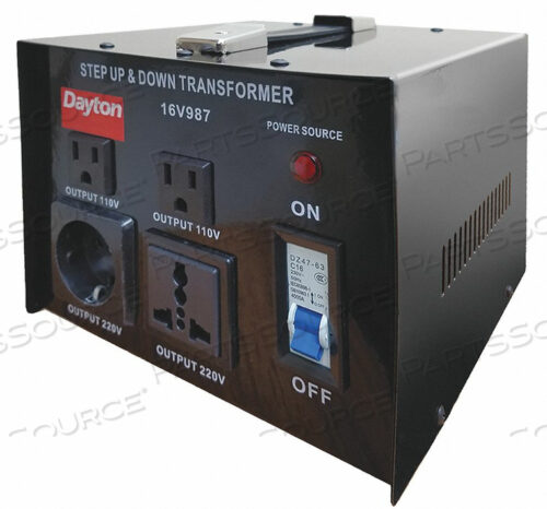 OEM#: 16V987STEP UP/DOWN VOLTAGE CONVERTER 1.5KVA by DAYTON ELECTRIC MANUFACTURING CO