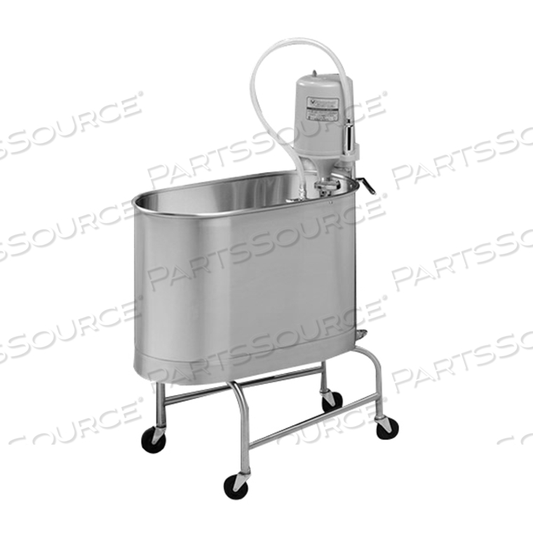 EXTREMITY WHIRLPOOL: 25 X 13 X 15 (635 X 330 X 381) 15 GAL (56.8 LITERS)