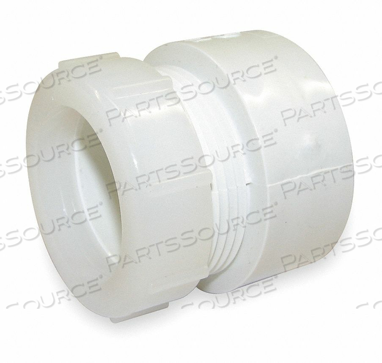 OEM#: 1CNX9TRAP ADAPTER W/NUT 1 1/2 IN PVC WH by Charlotte Pipe And Foundry Co.
