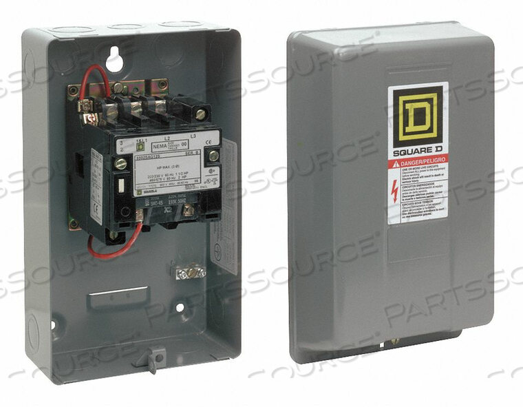 OEM#: 8502SGG2V02SNEMA MAGNETIC CONTACTR 270A 120VAC NEMA5 by Square D