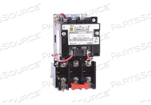 OEM#: 8536SCO1V02H5139 MAGNETIC MOTOR STARTER NEMA 120V 2P 27A by Square D