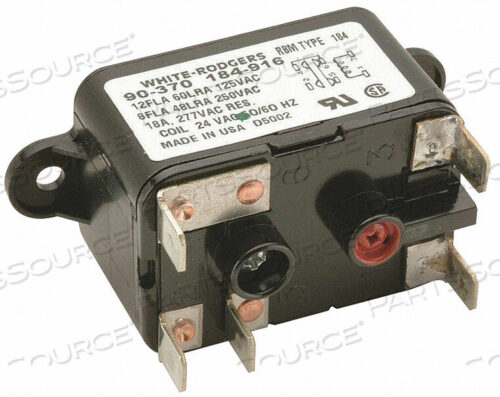 OEM#: 90-370RELAY FAN 24 VAC by White-Rodgers