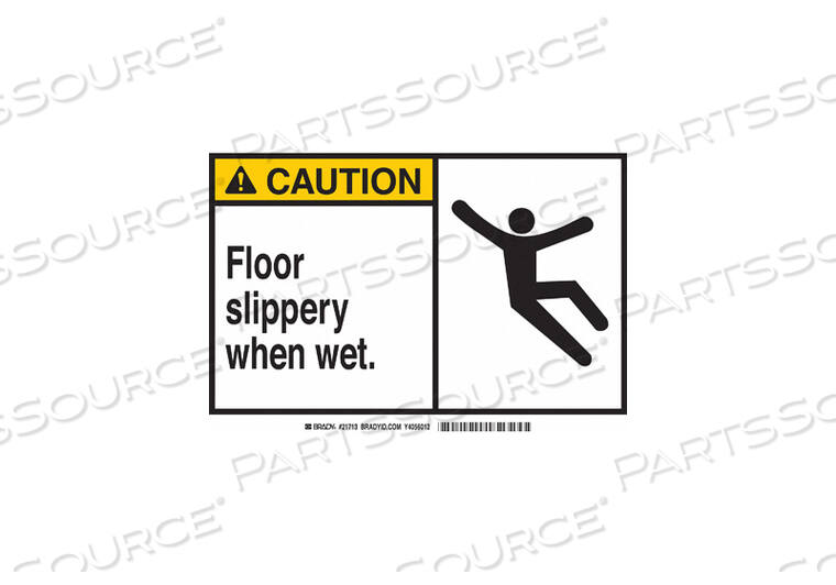 OEM#: 83887SAFETY SIGN LABEL 3-1/2 X 5 SELF-ADHES. by Brady Americas