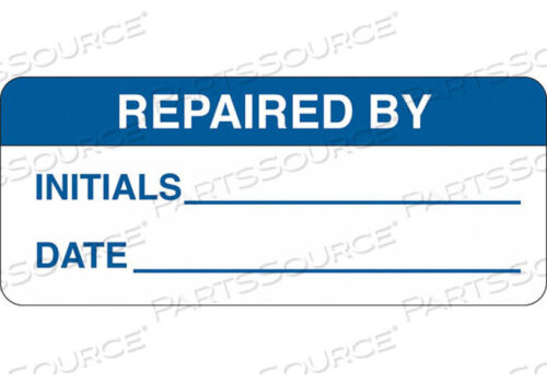 OEM#: 82593INSPCTION LABEL 5/8 HX1-1/2 W POLY PK14 by Brady Americas