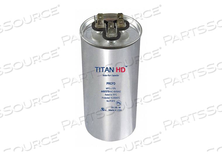 OEM#: PRCFD453AMOTOR DUAL RUN CAP 45/3 MFD 440V ROUND by Titan HD