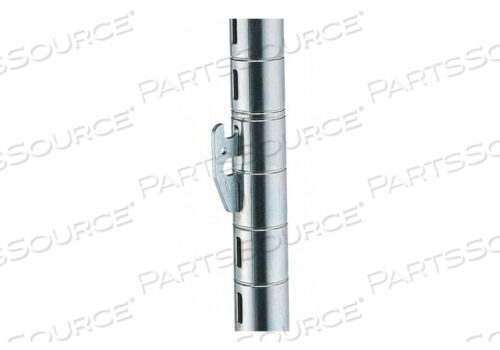 OEM#: 74UPQMETRO 74UPQ QWIKSLOT MOBILE-READY WIRE SHELVING POST, BRITE, 74H by Intermetro Industries (Emerson)