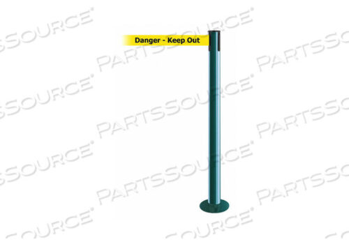 OEM#: 889F-28-28-STD-NO-YDX-CFIXED BARRIER POST WITH BELT 7-1/2 FT L by Tensabarrier