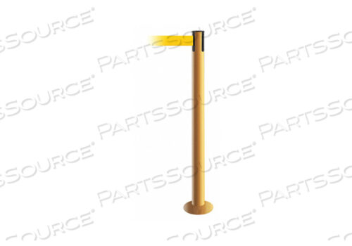 OEM#: 889F-35-35-STD-NO-Y5X-CFIXED BARRIER POST WITH BELT 7-1/2 FT L by Tensabarrier