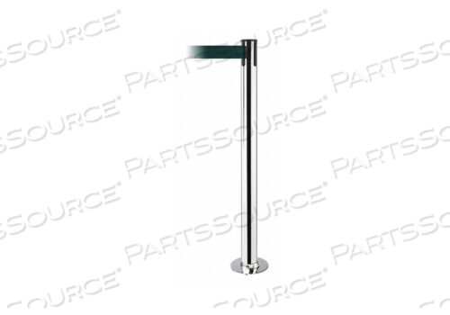 OEM#: 889F-3P-3P-MAX-NO-G6X-CFIXED BARRIER POST WITH BELT GREEN by Tensabarrier