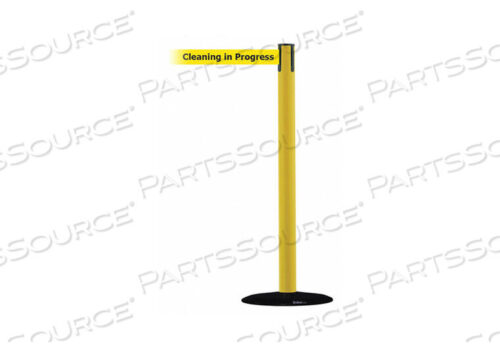 OEM#: 889B-33-35-STD-NO-YCX-CBARRIER POST W/ BELT 7-1/2 FT L YELLOW by Tensabarrier