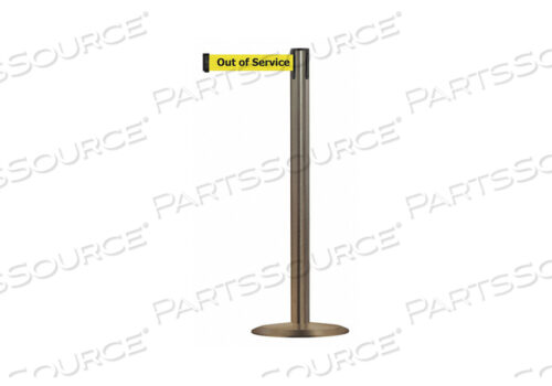 OEM#: 889U-3S-3S-STD-NO-YEX-CBARRIER POST WITH BELT METAL 7-1/2 FT L by Tensabarrier