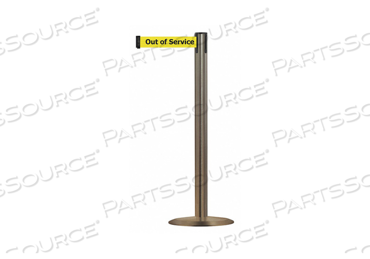 OEM#: 889U-3S-3S-STD-NO-YEX-CBARRIER POST WITH BELT METAL 7-1/2 FT L by Tensabarrier