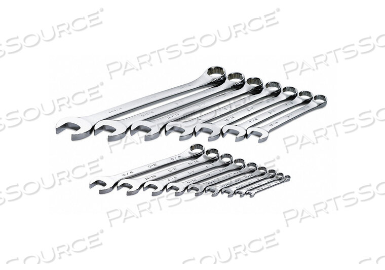 OEM#: 86014COMBO WRENCH SET CHROME 1/4-1-1/4 16 PC by SK Professional Tools