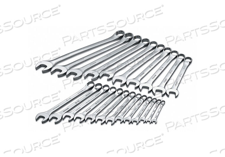 OEM#: 86225COMBO WRENCH SET CHROME 8-32MM 23 PC by SK Professional Tools