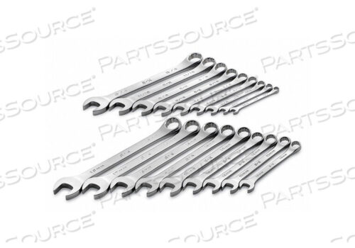 OEM#: 87018COMBO WRENCH SET 1/4-3/4 10-18MM 18 PC by SK Professional Tools