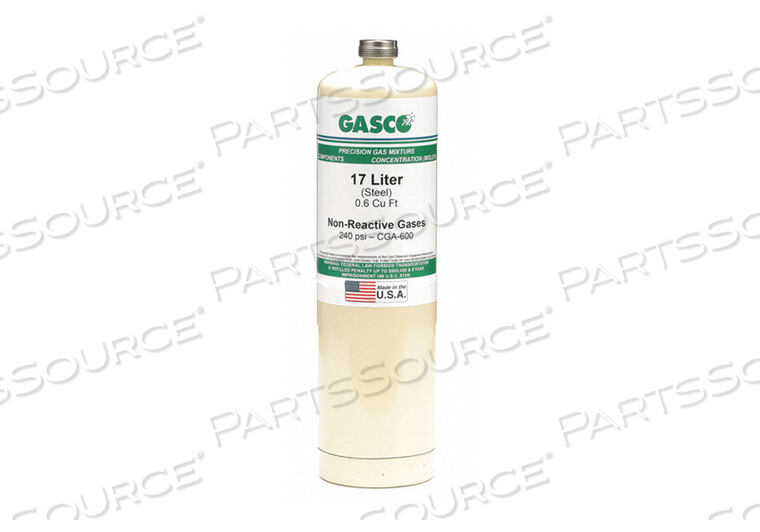 OEM#: 17L-34-900CALIBRATION GAS 17L CO2 N2 by Gasco