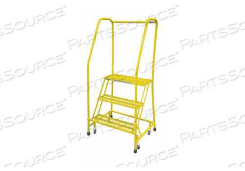 OEM#: 1003R1820A1E10B3C2P6ROLLING LADDER STEEL 60IN. H. YELLOW by Cotterman