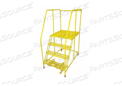 OEM#: 1004R2630A6E30B3C2P6ROLLING LADDER STEEL 70IN. H. YELLOW by Cotterman
