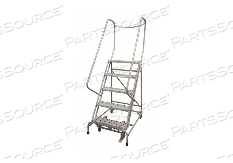 OEM#: 1005R1820A6E10B4D3C1P6ROLLING LADDER STEEL 80IN. H. GRAY by Cotterman