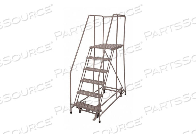 OEM#: 1506R1824A3E30B4W4C1P6ROLLING LADDER STEEL 90IN. H. GRAY by Cotterman