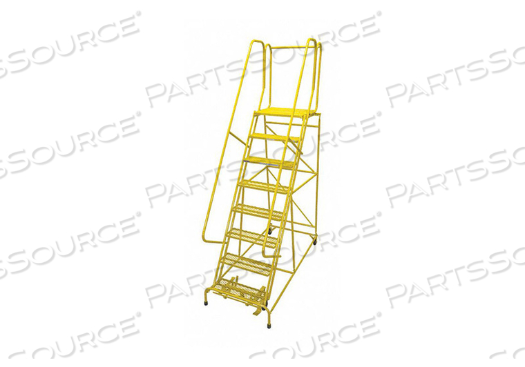 OEM#: 1008R2632A3E20B4C2P6ROLLING LADDER STEEL 110IN. H. YELLOW by Cotterman