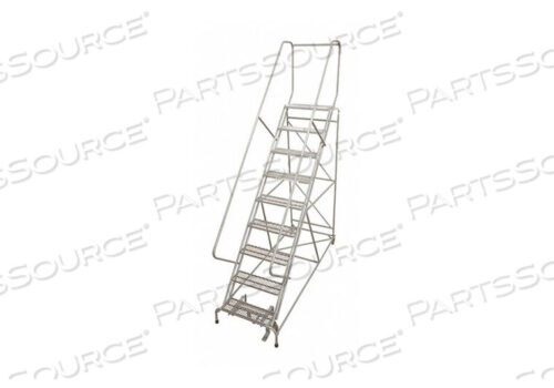 OEM#: 1715R3242A3E24B4W4C1P3ROLLING LADDER STEEL 192IN. H. GRAY by Cotterman