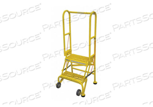 OEM#: SAS2A3E10B8C2P6ROLLING LADDER STEEL 50IN. H. YELLOW by Cotterman