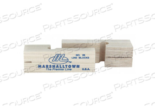 OEM#: 86LINE BLOCKS 3-3/4 IN HARDWOOD PAIR by Marshalltown