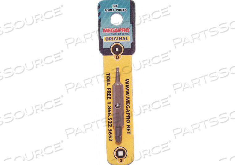 OEM#: SD0-3-C-BINSERT BIT SAE 1/4 #0/#3 2-1/4 S2STEEL by Megapro